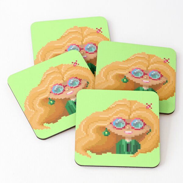 Item preview, Pixelated Beautiful Girl with Glasses designed and sold by HopeDetour.