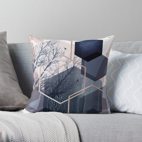 Abstract Landscape Part 1 Throw Pillow