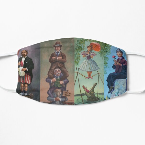 stretch portraits Flat Mask
