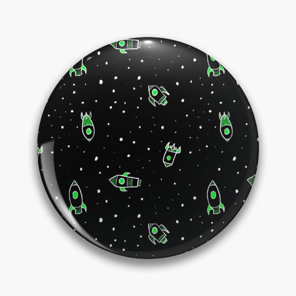 Item preview, Doodly Green Spaceships designed and sold by Blenderbeetle.