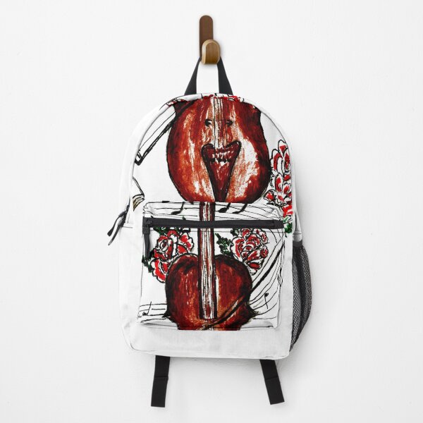 Item preview, Retro Violin with Music Notes designed and sold by AnnArtshock.