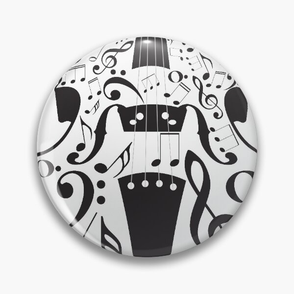 Item preview, Perspective Violin with Notes designed and sold by AnnArtshock.