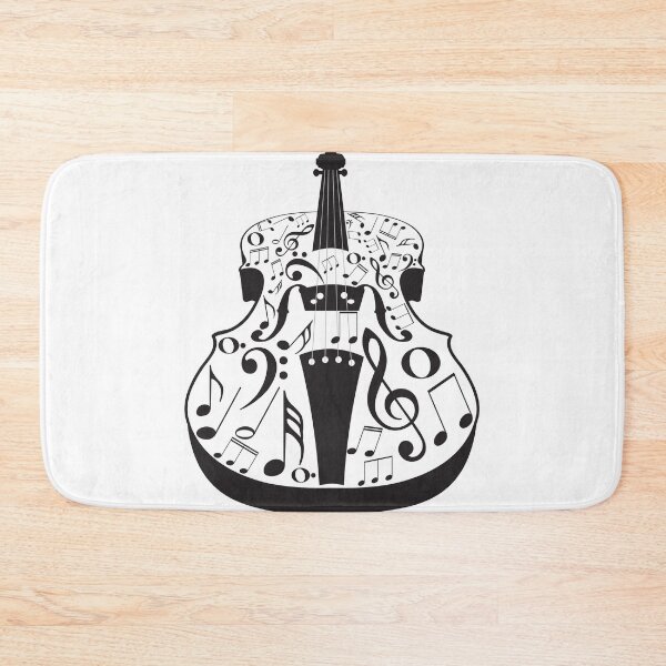 Item preview, Perspective Violin with Notes designed and sold by AnnArtshock.