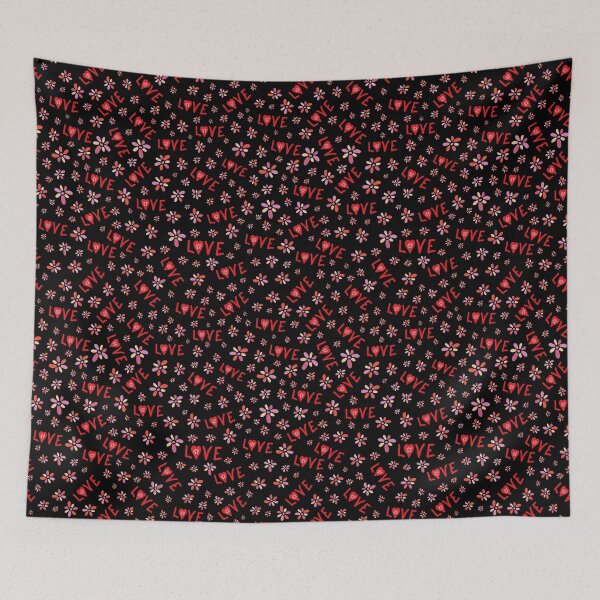 Item preview, Flower Love - Red and Pinks Colour Palette designed and sold by Sketchbook Designs.