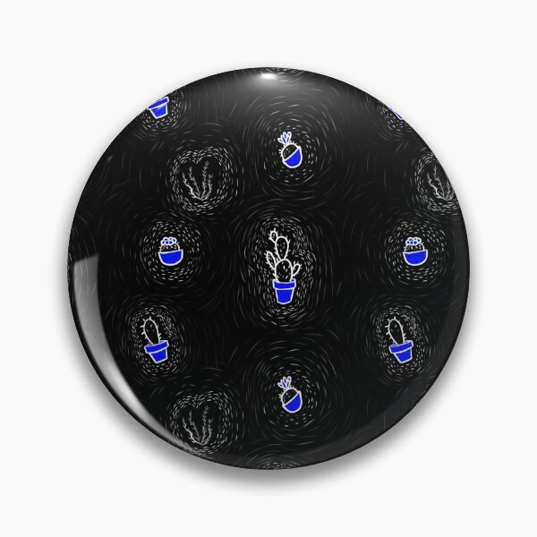 Artikelvorschau, Doodly Dark Blue Kakteen entworfen und verkauft von Blenderbeetle.