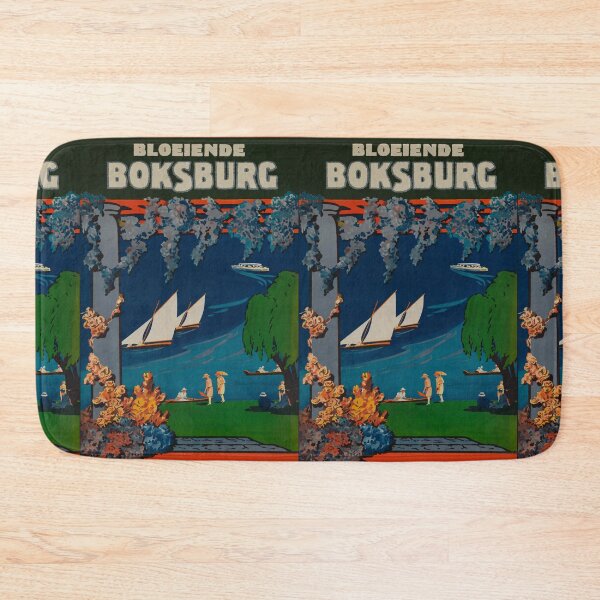 Item preview, Bloiende Boksburg vintage travel poster designed and sold by stickart-marek.