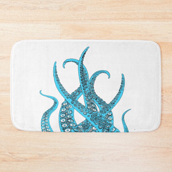 Item preview, Octopus Tentacles in Aqua designed and sold by greenflashwear.