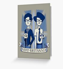 Nerd Britannia Greeting Card