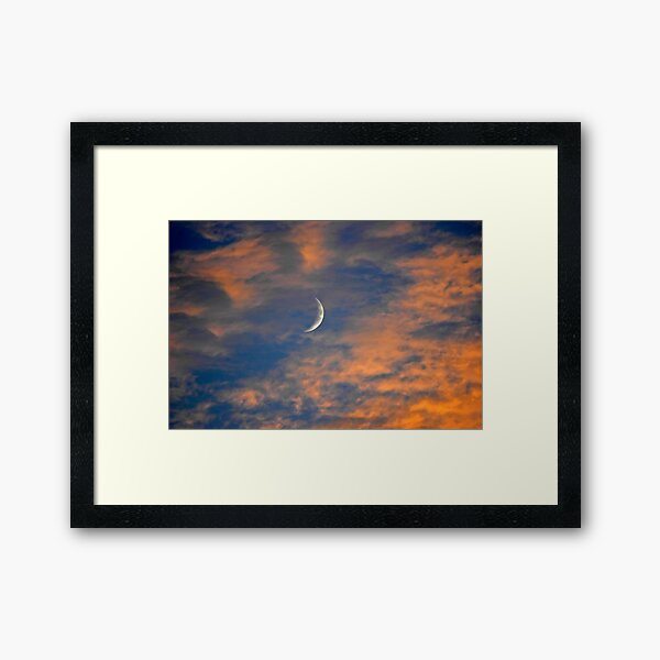 Lunar Sunset Framed Art Print
