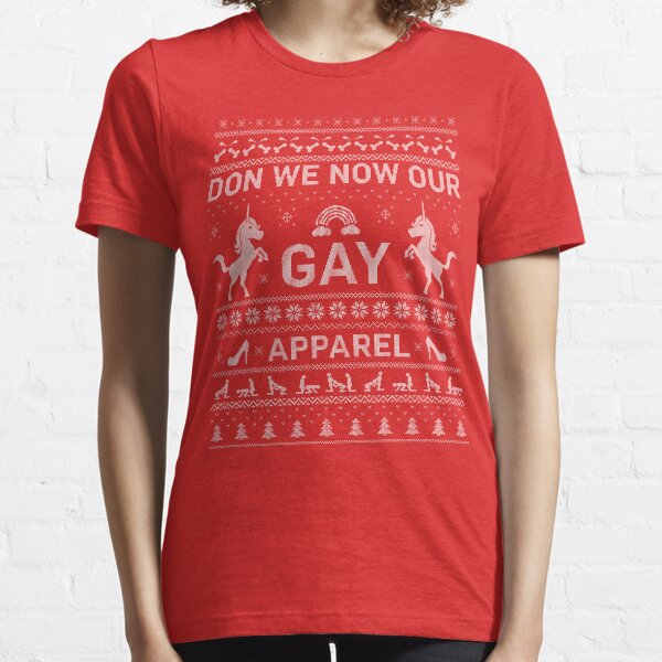 GAY UGLY CHRISTMAS SWEATER Essential T-Shirt