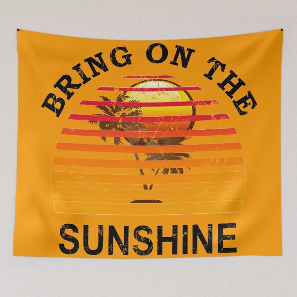 Item preview, BRING ON THE SUNSHINE - Summer design with palm trees - sun - waves - beach - Best gift for her designed and sold by BestStuffDepot.