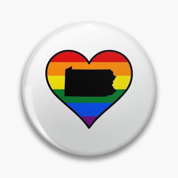 Item preview, Pennsylvania Pride Heart  designed and sold by fearcity.