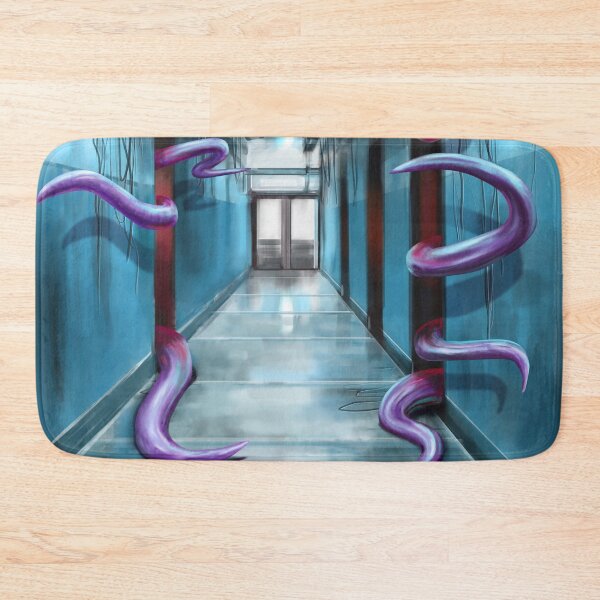 Item preview, Corridor and purple red tentacles fantasy illustration  designed and sold by Maks08.