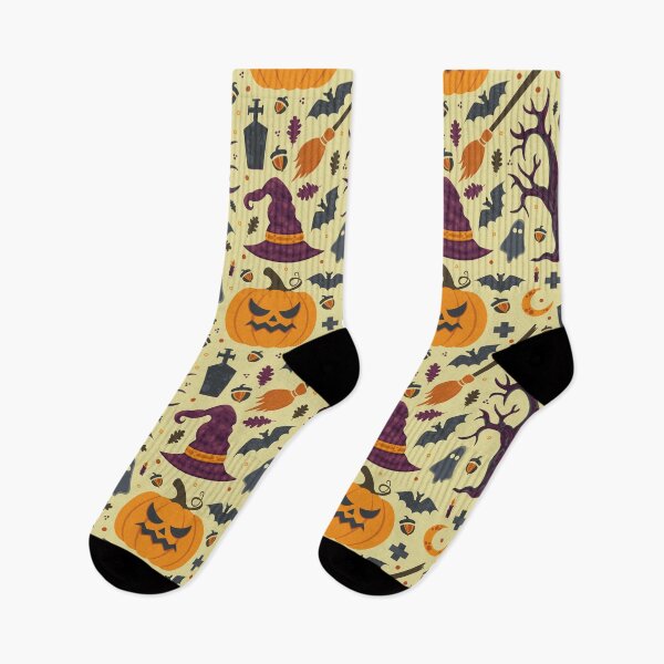 Item preview, Creepy Pumpkin Halloween Pattern designed and sold by Simplulina.