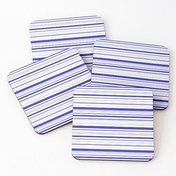 Item preview, Dark Blue Uneven Lined Design designed and sold by Blenderbeetle.