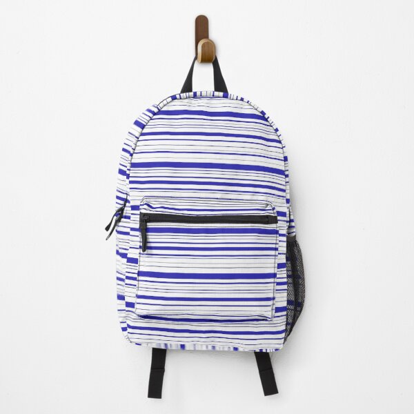 Item preview, Dark Blue Uneven Lined Design designed and sold by Blenderbeetle.