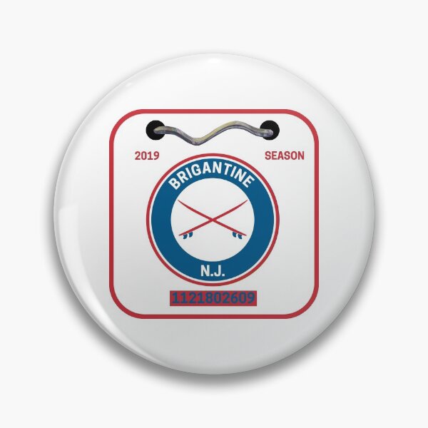 Item preview, Brigantine New Jersey Beach Badge designed and sold by fearcity.