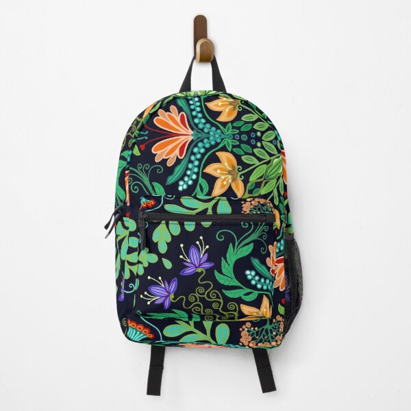 Item preview, Flower garden at night mandala designed and sold by MandalaSpirit.