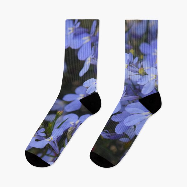 Item preview, pretty blue flowers designed and sold by LUSTICKNEY.