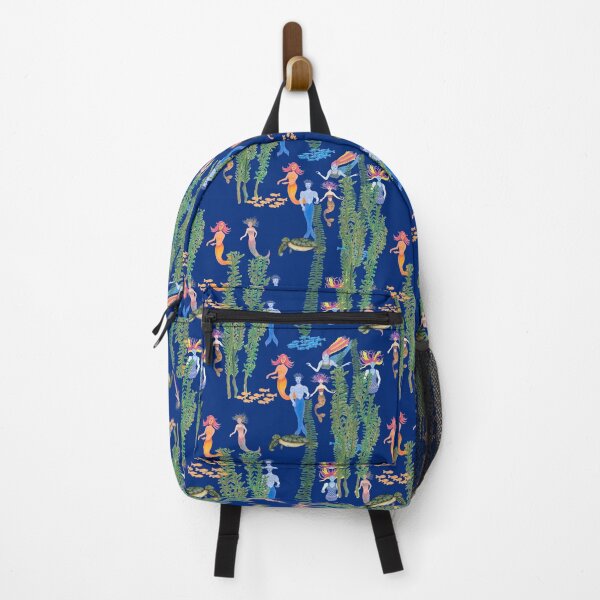 Item preview, Merry Mermaids Swimming with Fish and Turtles designed and sold by STHoganArtist.