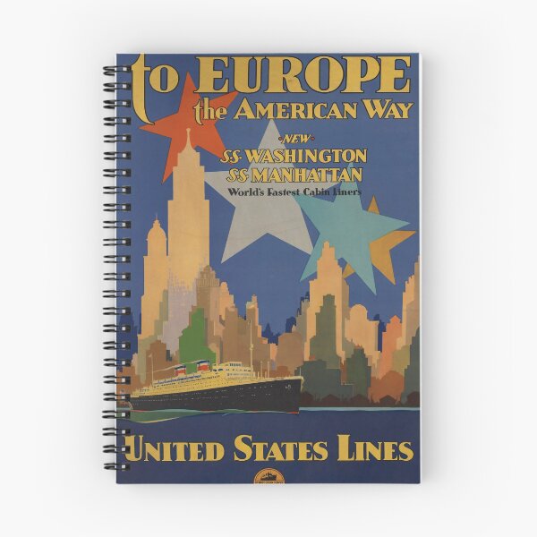 Artikelvorschau, To Europe vintage travel poster entworfen und verkauft von stickart-marek.