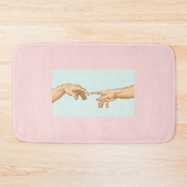 Item preview, The Creation Of Adam Pixel Art designed and sold by koolpingu.