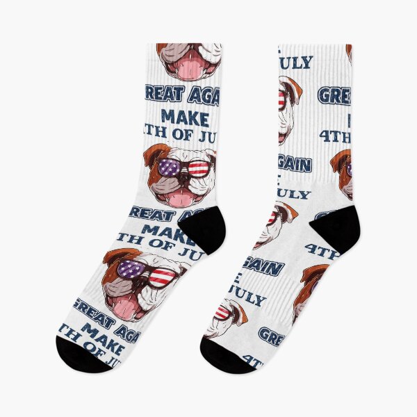 Item preview, bull dog 4th of July great again designed and sold by diab diab.