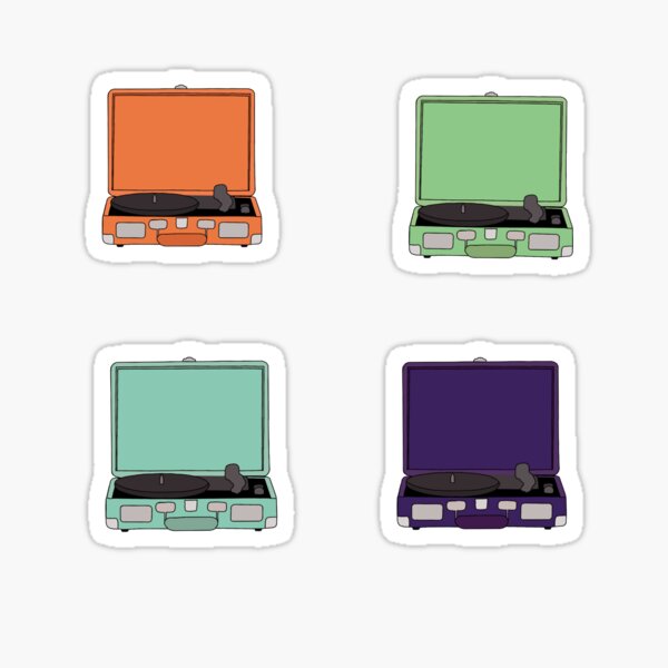 Item preview, record players designed and sold by kirafolk.