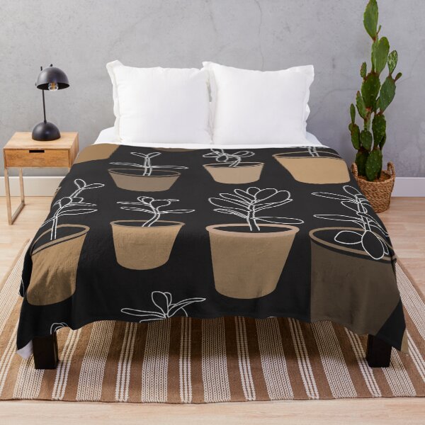 Item preview, Jade Plants in Pots Seamless Pattern designed and sold by RPuniquedesigns.