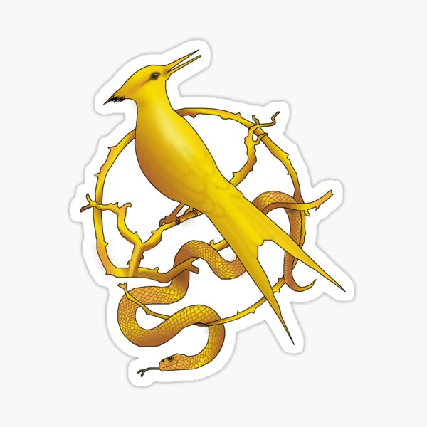 logo de la ballade des oiseaux chanteurs et des serpents Sticker