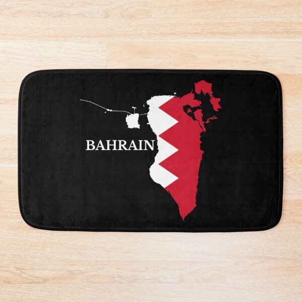 Item preview, Bahrain Map Flag designed and sold by marosharaf.