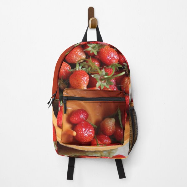Item preview, Strawberries many fresh organic red fruits designed and sold by EstelleRossetti.