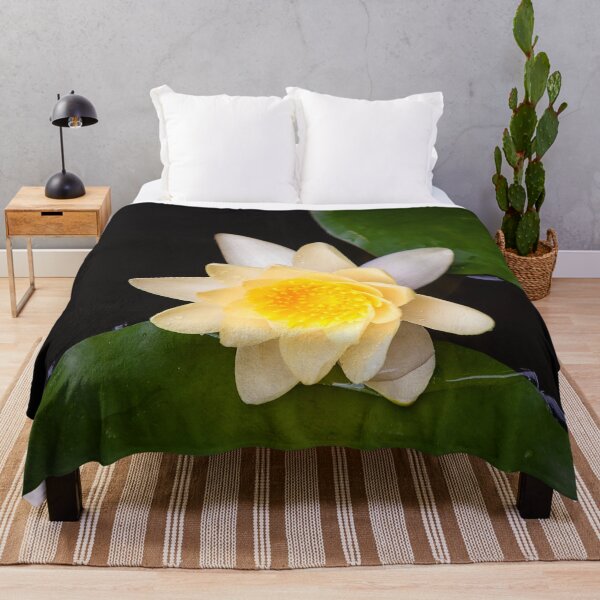 Item preview, Water lily with dark green background designed and sold by Maks08.