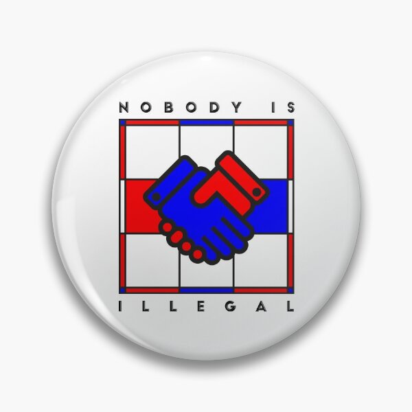Item preview, Nobody is illegal designed and sold by Hell-Prints.
