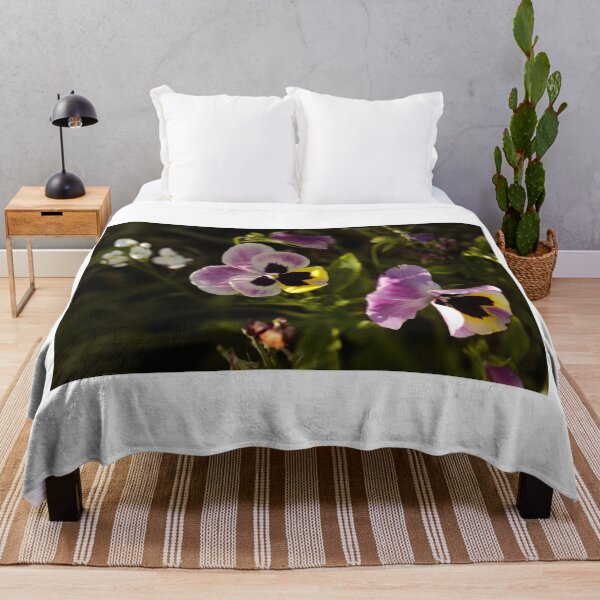 Item preview, Colorful pansies in summer garden designed and sold by olena2552.