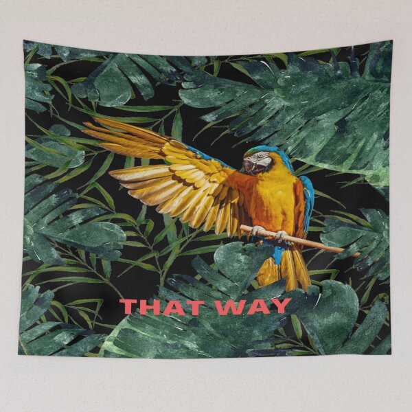 Item preview, A parrot showing you the way. redecorate, refurbish, Bird, nature designed and sold by jayne0524.