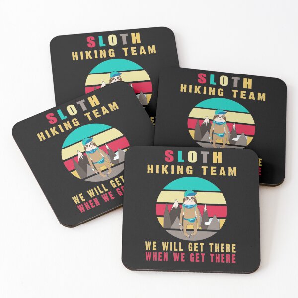 Item preview, Sloth Hiking Team We Will Get There When We Get There T-Shirt designed and sold by bestdesigns2020.