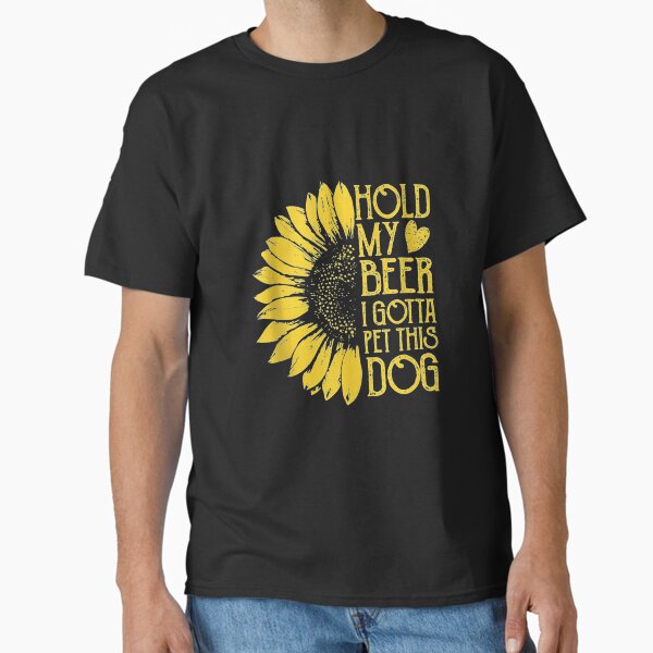 Artikel-Vorschau von Sonnenblume Retro Vintage hält mein Bier Ich muss dieses Hund Tank Top streicheln, designt und verkauft von IlirianaVeseli.