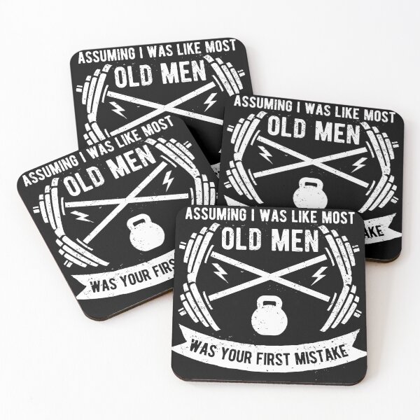 Item preview, Old Man Weight Lifting design For Old Strong People design designed and sold by Lisbob.