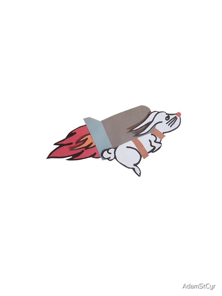 Thumbnail 4 of 4, iPhone Case, Rocket Rabbit! designed and sold by AdamStCyr.
