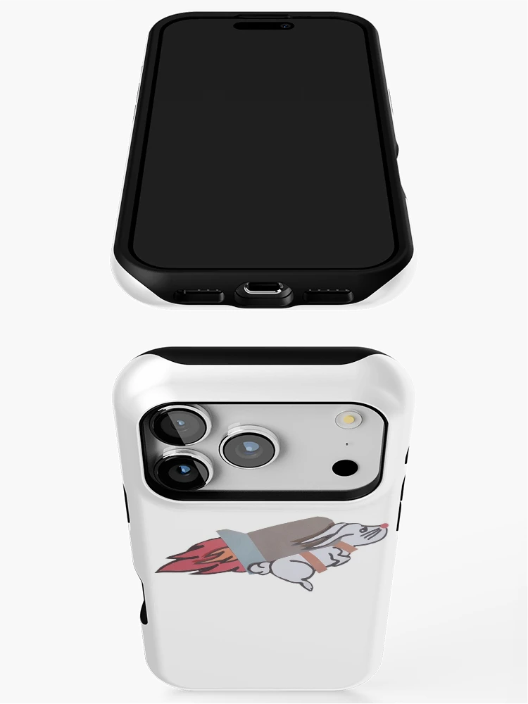 Thumbnail 3 of 4, iPhone Case, Rocket Rabbit! designed and sold by AdamStCyr.