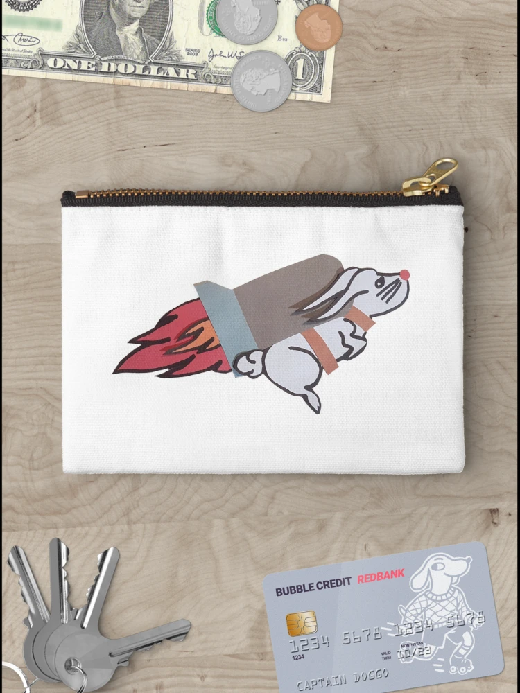 Thumbnail 3 of 4, Zipper Pouch, Rocket Rabbit! designed and sold by AdamStCyr.