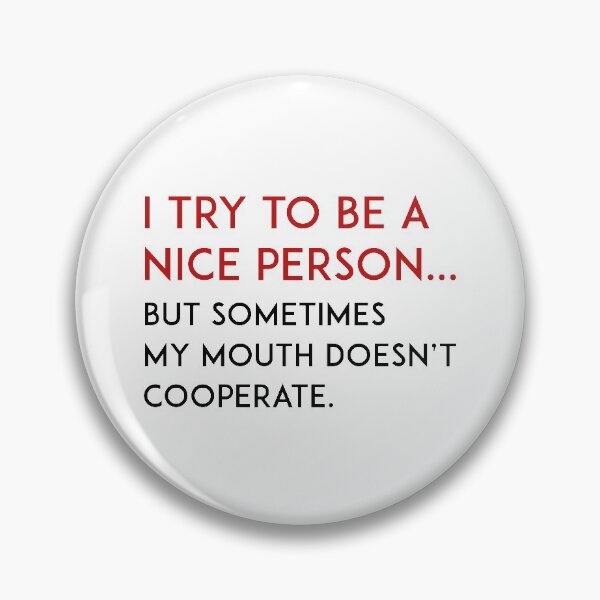 Item preview, Nice Person designed and sold by LuckyFoxDesigns.