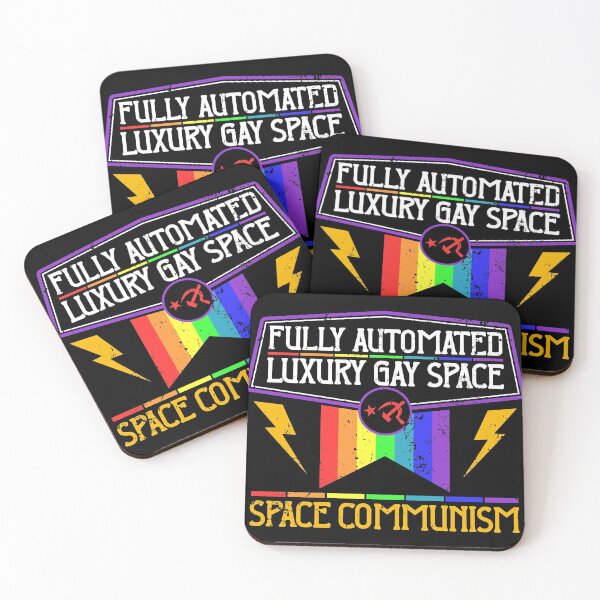 Item preview, Funny Communism Gay Meme Fully Automated Luxury Gay Space product designed and sold by Lisbob.