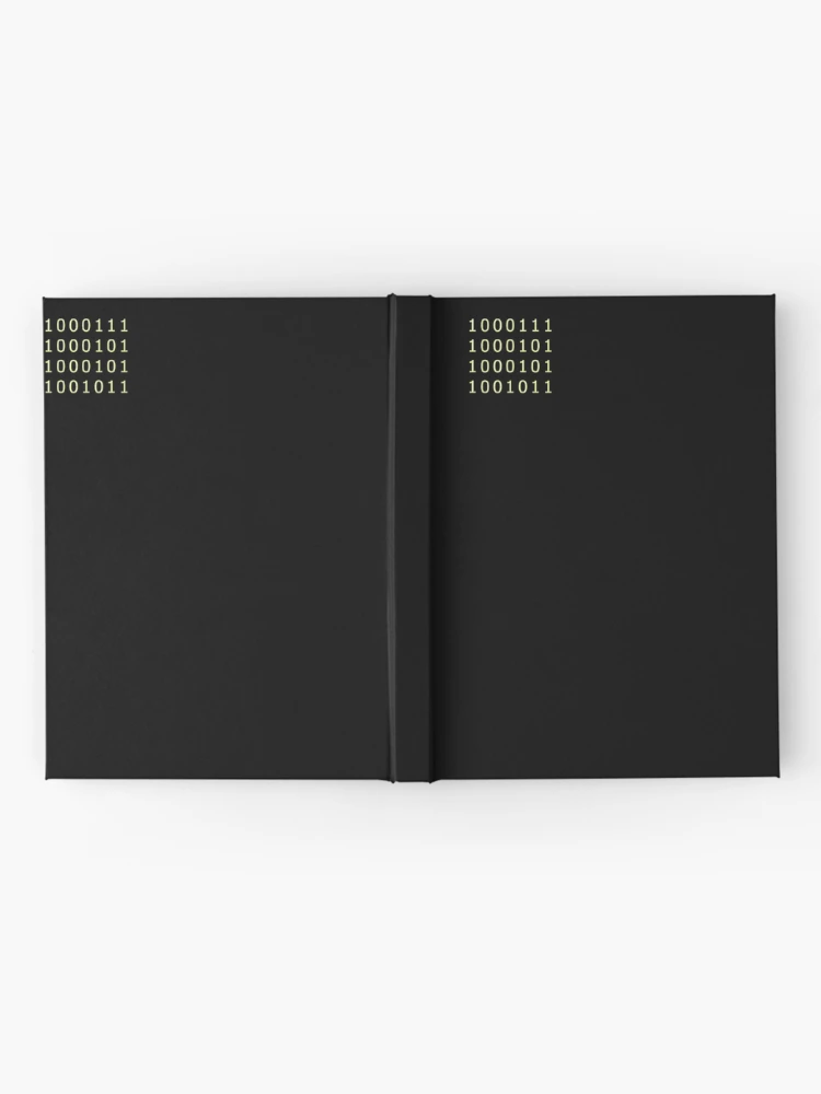 Thumbnail 2 of 3, Journal, binary code designed and sold by Schmuddelshirt.
