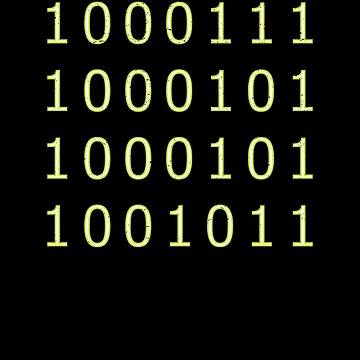 Artwork thumbnail, binary code by Schmuddelshirt