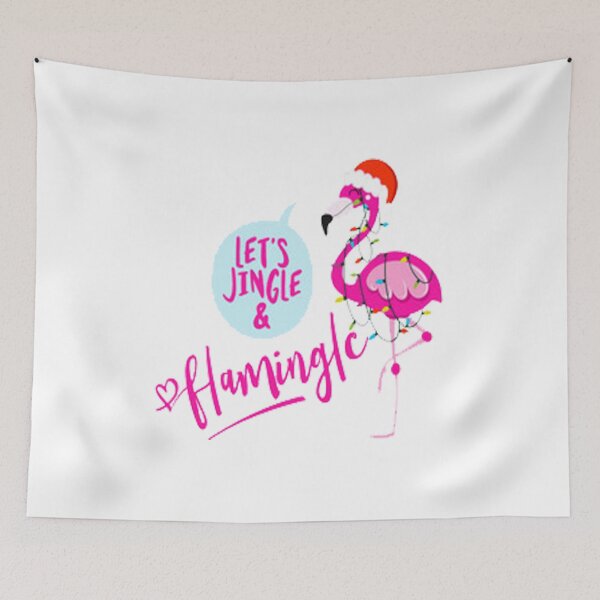 Item preview, LET’S JINGLE & FLAMINGLE T-SHIRT  designed and sold by bestdesigns2020.