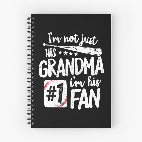 Item preview, I'm Not Just His Grandma I'm His #1 Fan Baseball T-Shirt designed and sold by 14thFloor.