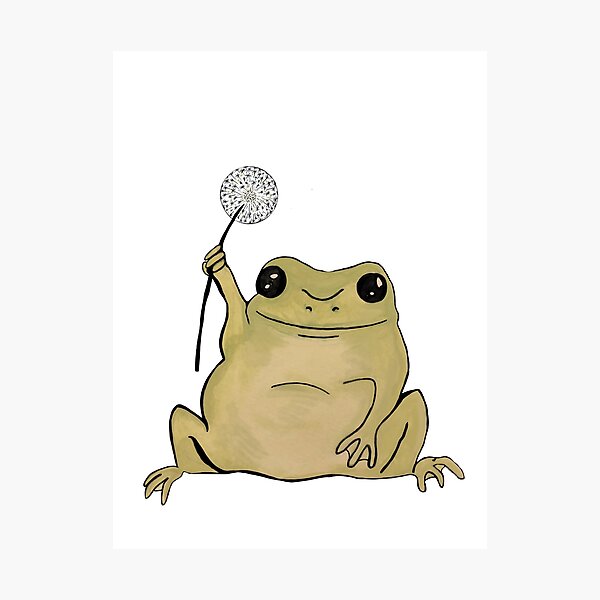 Item preview, Dandelion Frog designed and sold by Notveryclassy.