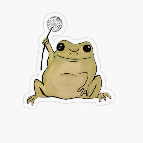 Item preview, Dandelion Frog designed and sold by Notveryclassy.